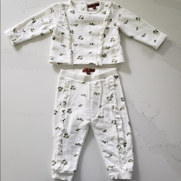 7 For All Mankind Infant Girls Set 6/9 Months Brand New Unworn - Picture 1 of 3